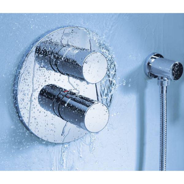 Смеситель для душа термостатический, хром, Grohe Grohtherm 3000 Cosmopolitan 19467000 (детальная фотография), для душа