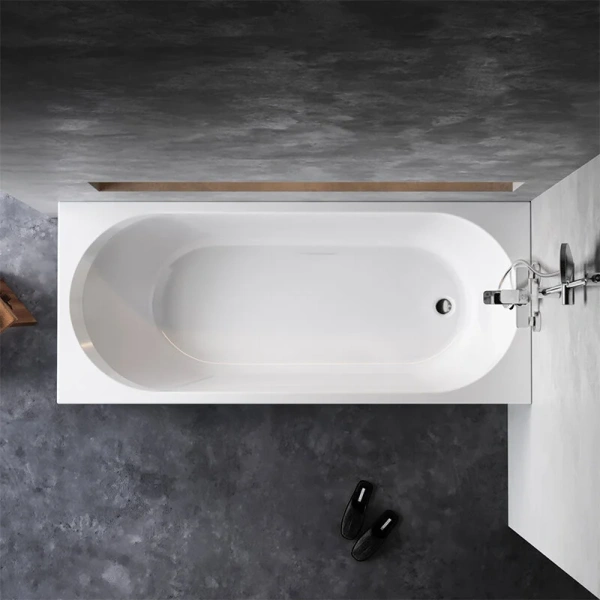 Ванна акриловая Am.Pm X-Joy 175х75 см приставная W94A-175-075W-A (детальная фотография), без гидромассажа, недорогие, большие