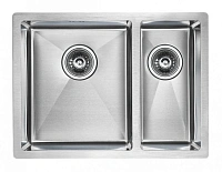 Мойка для кухни Paulmark Zusat 59 см нержавеющая сталь, левосторонняя