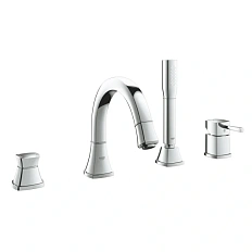 Смеситель GROHE Grandera с душевым гарнитуром для ванны 