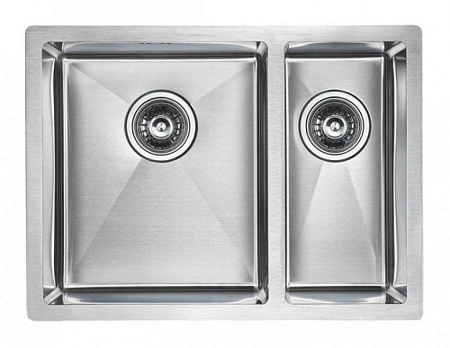 Мойка для кухни Paulmark Zusat 59 см нержавеющая сталь, левосторонняя - фото 1