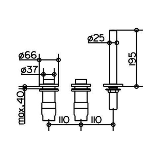 Схема (детальная фотография), для ванны
