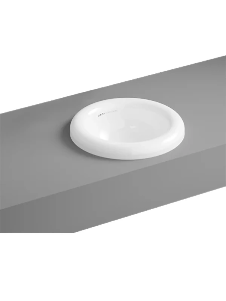 Раковина VitrA Liquid 40 см встраиваемая 7311B403-0016 (детальная фотография), из санфарфора