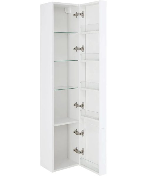 Шкаф-пенал подвесной BelBagno Etna 30 см bianco lucido правосторонний ETNA-M-1500-2A-SO-BL-R (детальная фотография), 30 см