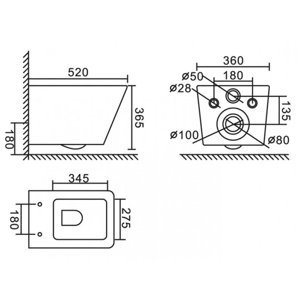 Унитаз с инсталляцией Belbagno Ardente-C кнопка черная BB3202CHR-MB/BB3202SC-MB/BB002-80/BB007-PR-NERO.M (детальная фотография) index_1