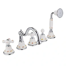 Смеситель для ванны Migliore Provance 194 на 5 отверстий