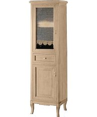 Шкаф-пенал для ванной, петли слева, цвет Laccato Patinato, Labor Legno Victoria