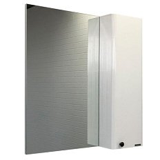 Зеркальный шкаф Comforty Амстердам 75 см белый
