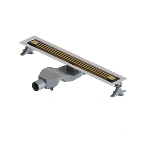 Душевой лоток Boheme B&T Infinity 60 см золото матовое - фото 5