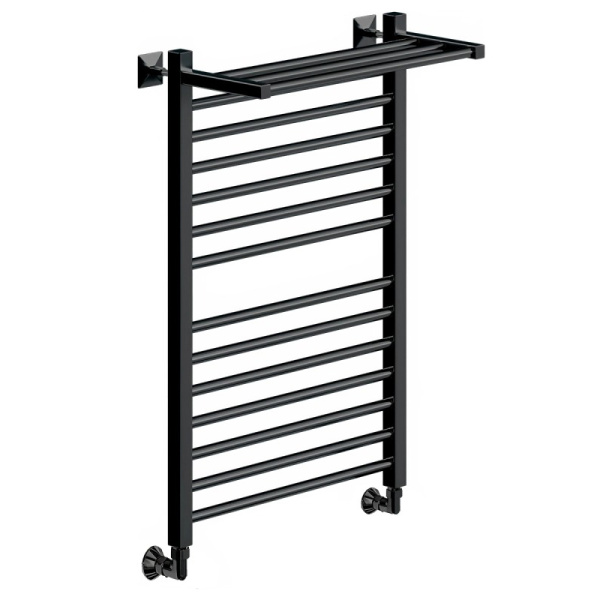 Полотенцесушитель водяной Ника Modern 80x50 см черный матовый ЛМ 3 80/50 черн мат (детальная фотография)
