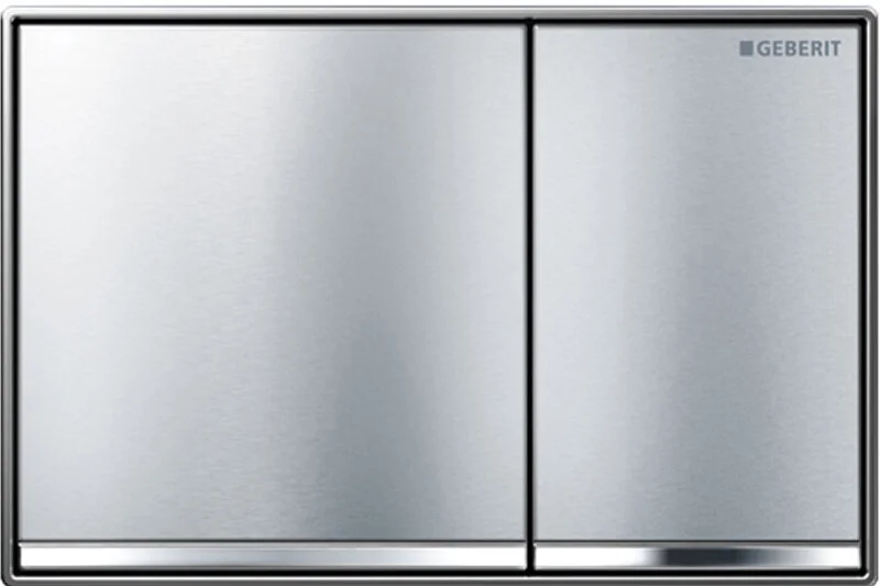 Клавиша смыва Geberit Omega 60 нержавеющая сталь/хром глянец 115.081.GH.1 (детальная фотография)