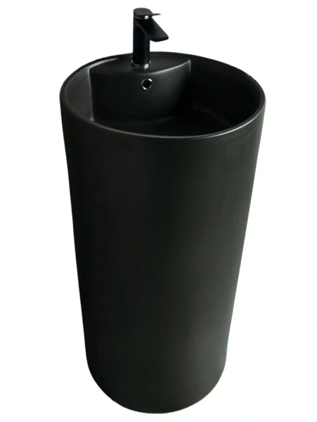 Раковина напольная GID Autonomo Nb135bg 45 см черная 81109 (детальная фотография)