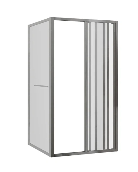 Душевой уголок Grossman Alba 90x90 см двери раздвижные GR-9090Al1 (детальная фотография), современные, hi-tech