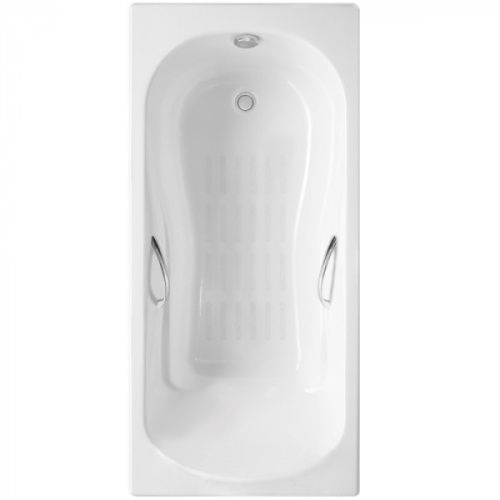 Ванна чугунная Delice Haiti Luxe 170х80 см с отверстиями под ручки и антискользящим покрытием DLR230638R-AS (детальная фотография)