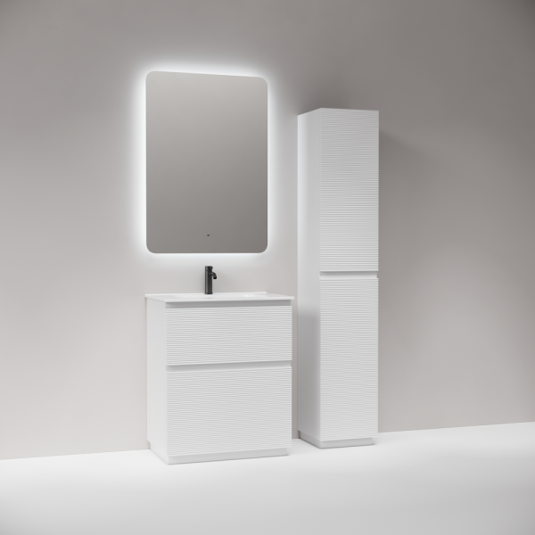 Тумба под раковину напольная Sancos Folk Floor 70 см bianco FL70FW (детальная фотография), моноблок