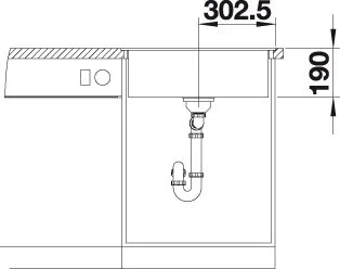 Мойка для кухни, цвет темная скала, Blanco Dalago 6-F 518851 (детальная фотография) index_1