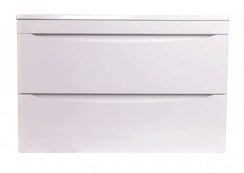 Тумба под раковину подвесная Style Line Бергамо 90 см белая - фото 1