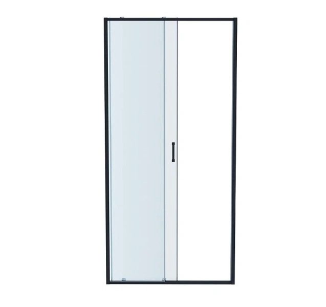 Душевая дверь в нишу Акватек 120 см профиль оружейная сталь AQ ARI RA 12020GM (детальная фотография), другие