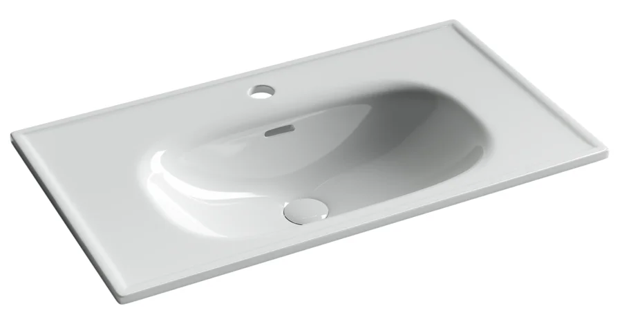 Раковина Ceramica Nova Sabo 80 см белая CN13002 (детальная фотография)