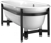 Ванна чугунная Jacob Delafon Cleo Tellieur E2945-00, 175 х 80 см на раме из массива бука