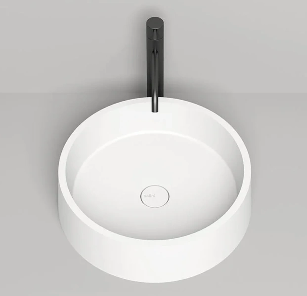 Раковина Salini Gloria 01 44 см белый матовый 1102201M (детальная фотография), белые