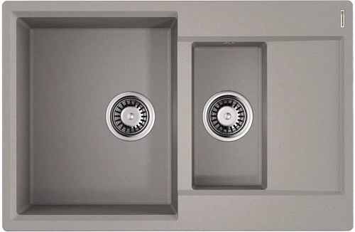 Мойка для кухни Omoikiri Daisen 78-2T-GR 78 см leningrad grey - фото 7