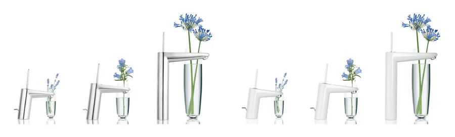 Смеситель для раковины, хром, Grohe Eurodisc Joy 23428000 (детальная фотография), однорычажные, двухрычажные