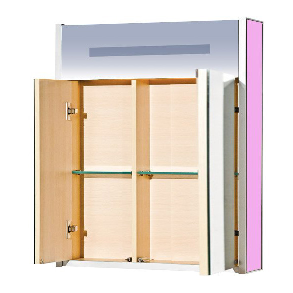 Зеркальный шкаф, цвет розовый, Misty Джулия Л-Джу04065-1210 (детальная фотография), по запросу