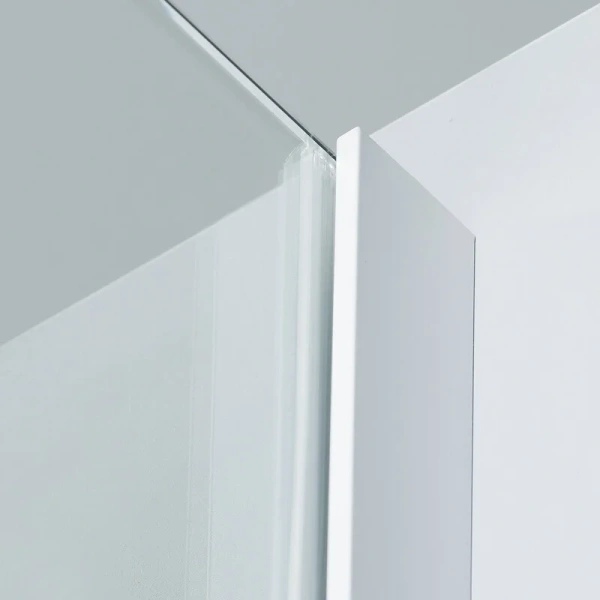 Душевой уголок WasserKRAFT Rhin 120х100 см профиль белый 44S10 (детальная фотография), с низким поддоном