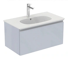 Тумба под раковину подвесная Ideal Standard Tesi 80 см светло-серая