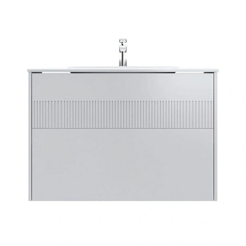 Тумба под раковину подвесная Am.Pm Func 100 см белая матовая - фото 1