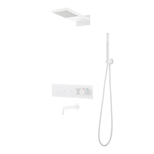 Душевой комплект Boheme Fusion белый - фото 5