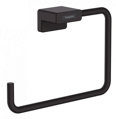 Полотенцедержатель Hansgrohe AddStoris матовый черный - фото 1