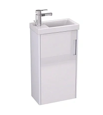 Тумба с раковиной подвесная Velvex Klaufs tpKLA.40.1D-61 40 см с распашной дверцей