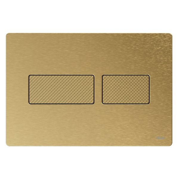 Клавиша смыва Tece TECEsolid латунь с текстурой ромбы 9240436 (детальная фотография)