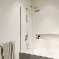 Шторка для ванны RGW Screens SC-056 30x150 см профиль хром