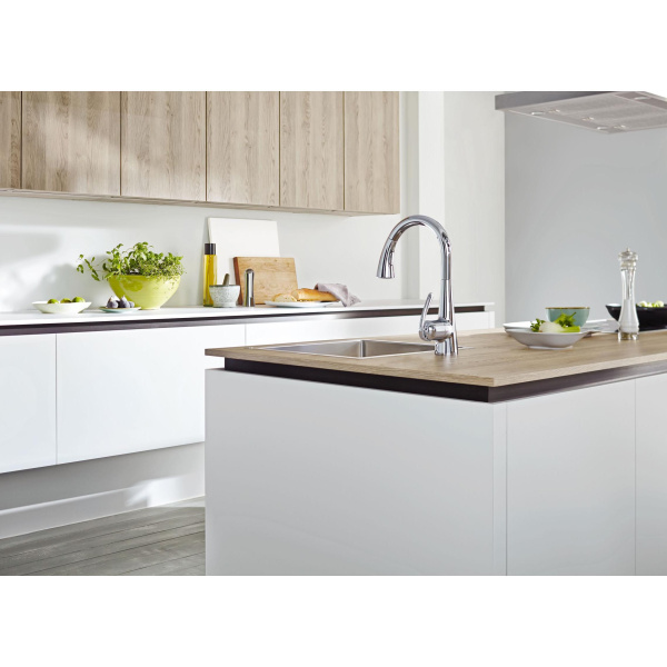 Смеситель для кухни Grohe Zedra 32294 (детальная фотография), высокие, округлая форма