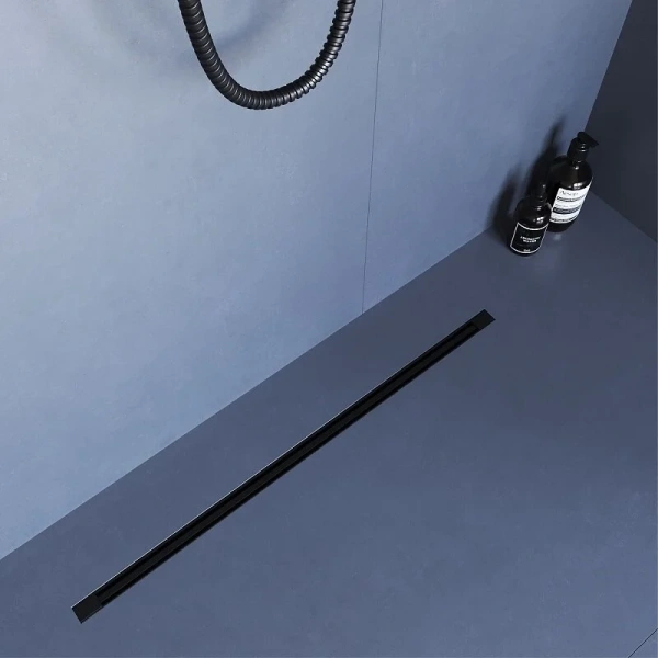 Душевой трап RGW SDR-55B 120 см черный 79215512-04 (детальная фотография), с сухим затвором, с мокрым затвором