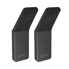 Крючок для ванной Lemark Smooth Line черный матовый