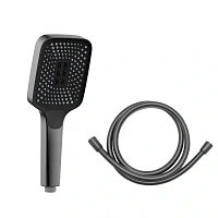 Душевой комплект Vincea вороненая сталь