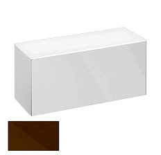 Боковой нижний шкаф корпус:мокка, фасад:стекло, мокка Keuco Royal Reflex