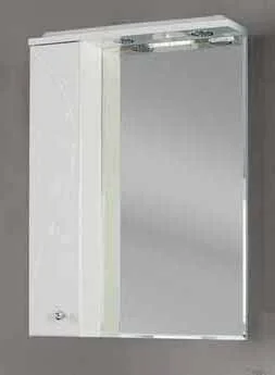 Зеркальный шкаф с подсветкой Акватон Лиана 60 см белый, левый 1A162702LL01L (детальная фотография), по запросу