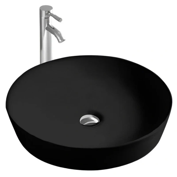 Раковина Акватек Европа 41.5 см черная матовая AQ5558-MB (детальная фотография)