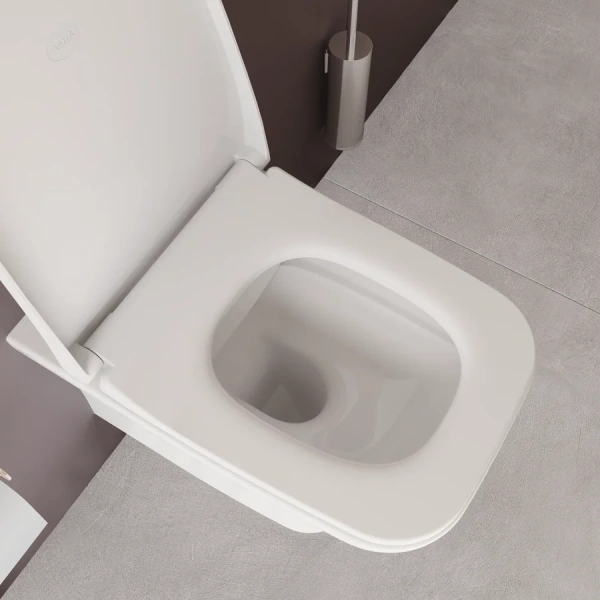 Унитаз подвесной VitrA Zentrum Square квадратный 7484B003-0075 (детальная фотография), в наличии