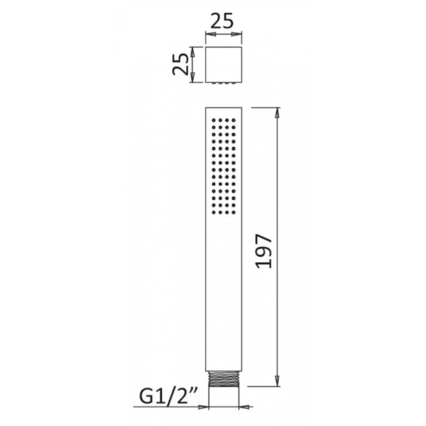 Душевая стойка Cezares Porta Sunrise PORTA-CD-SR (детальная фотография), золото