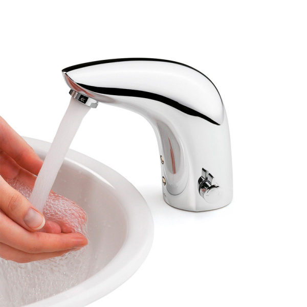 Смеситель для раковины бесконтактный Oras Electra 6150F (детальная фотография), для раковины