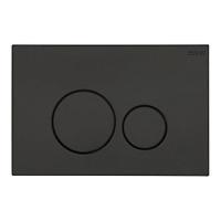 Клавиша смыва Black&White Universe WPI-09510GM оружейная сталь