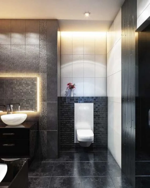 Верхняя стеклянная панель с сенсорным блоком управления, цвет белый, Tece TECElux 9650002 (детальная фотография) index_2