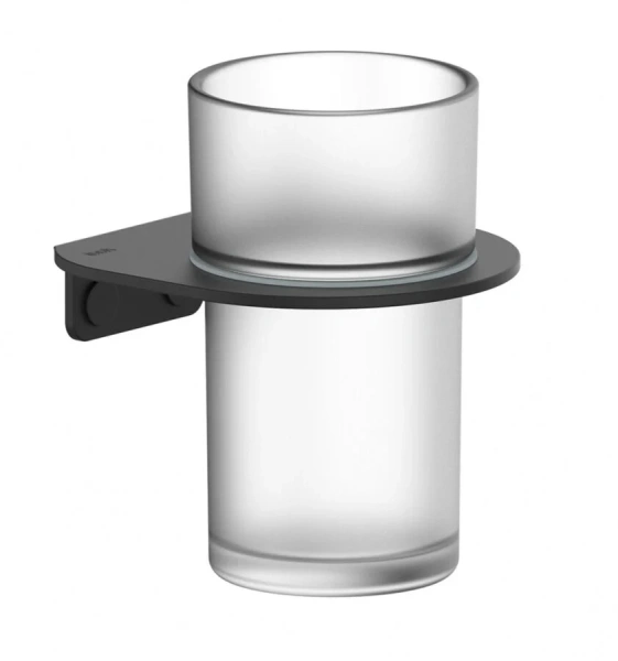 Стакан для ванной IDDIS Noa черный матовый NOABLG0i45 (детальная фотография)