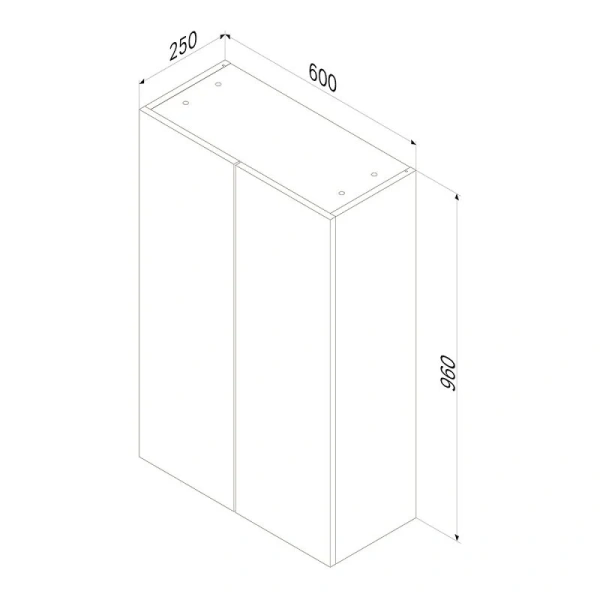 Шкаф подвесной Am.Pm X-Joy 60 см белый глянец M85CHX0602WG (детальная фотография), окрашенные